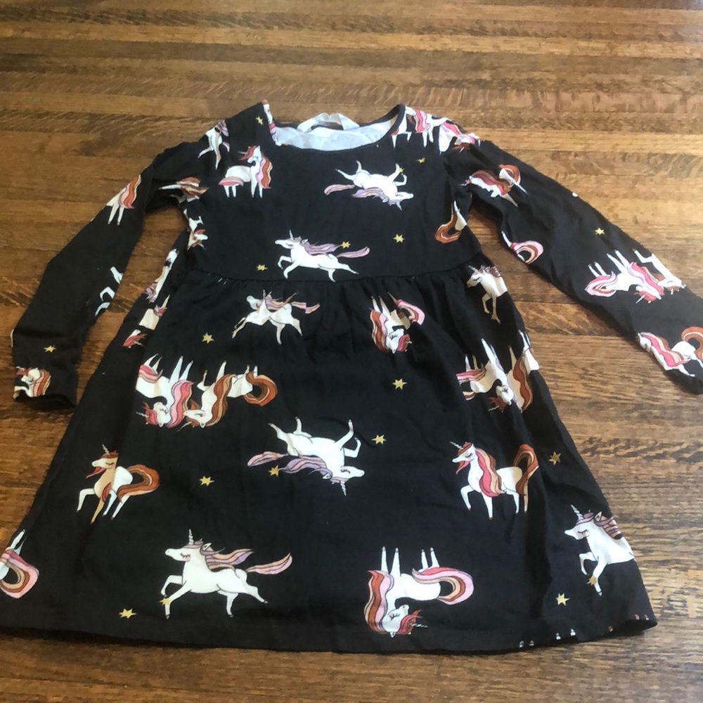 Black unicorn dress
